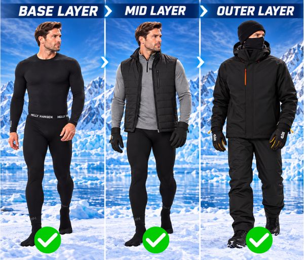 Package Fulfills - Base Layer, Mid Layer, and Outer Layer Package Fulfills - Base Layer, Mid Layer, and Outer Layer
